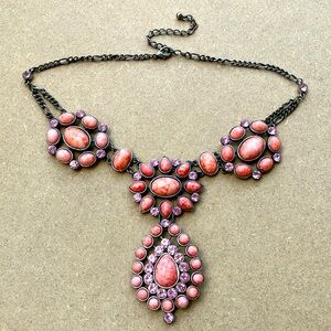 Pink and Coral Necklace
